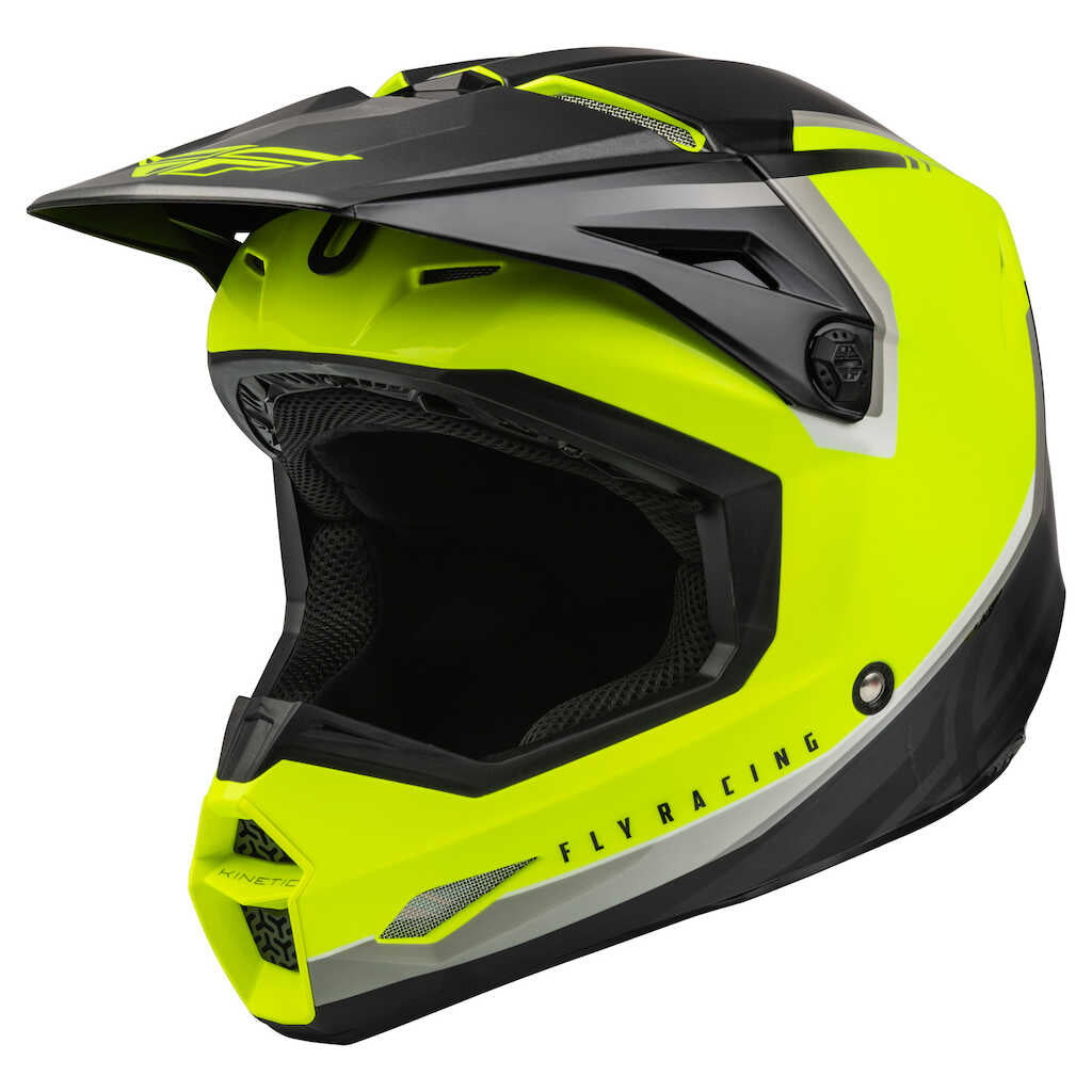 Fly Racing Kinetic Vision Helmet - Hi-Vis/Black