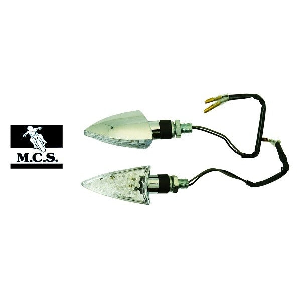 ZIU301CLED - ARROWHEAD LED IND SHORT STEM CHROME (PR)