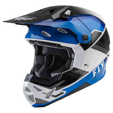 Fly Racing Formula CP Helmet RUSH BLK BLU WHT 2XL