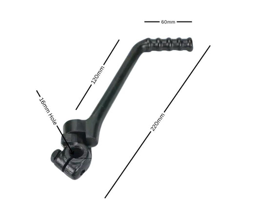 C.M.T Racing 16mm Kick Starter For 150-250cc KAYO SSR SDG BSE Dirt Pit Bike Black