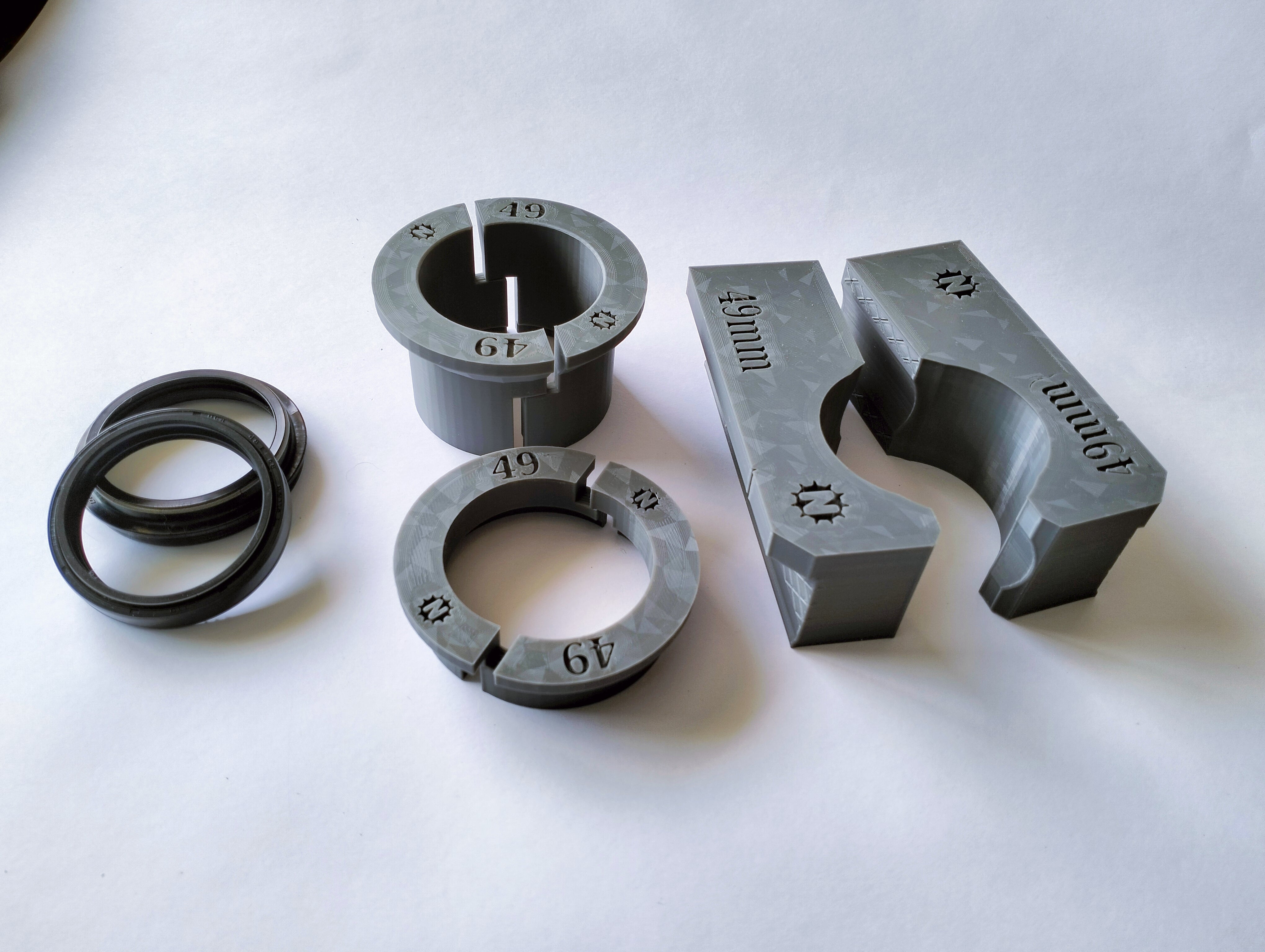 43mm fork seal driver tool 'Snap & Tap' by Nate's Tools. – C.M.T Racing