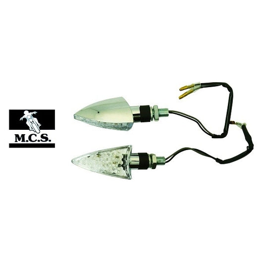 ZIU301CLED - ARROWHEAD LED IND SHORT STEM CHROME (PR)