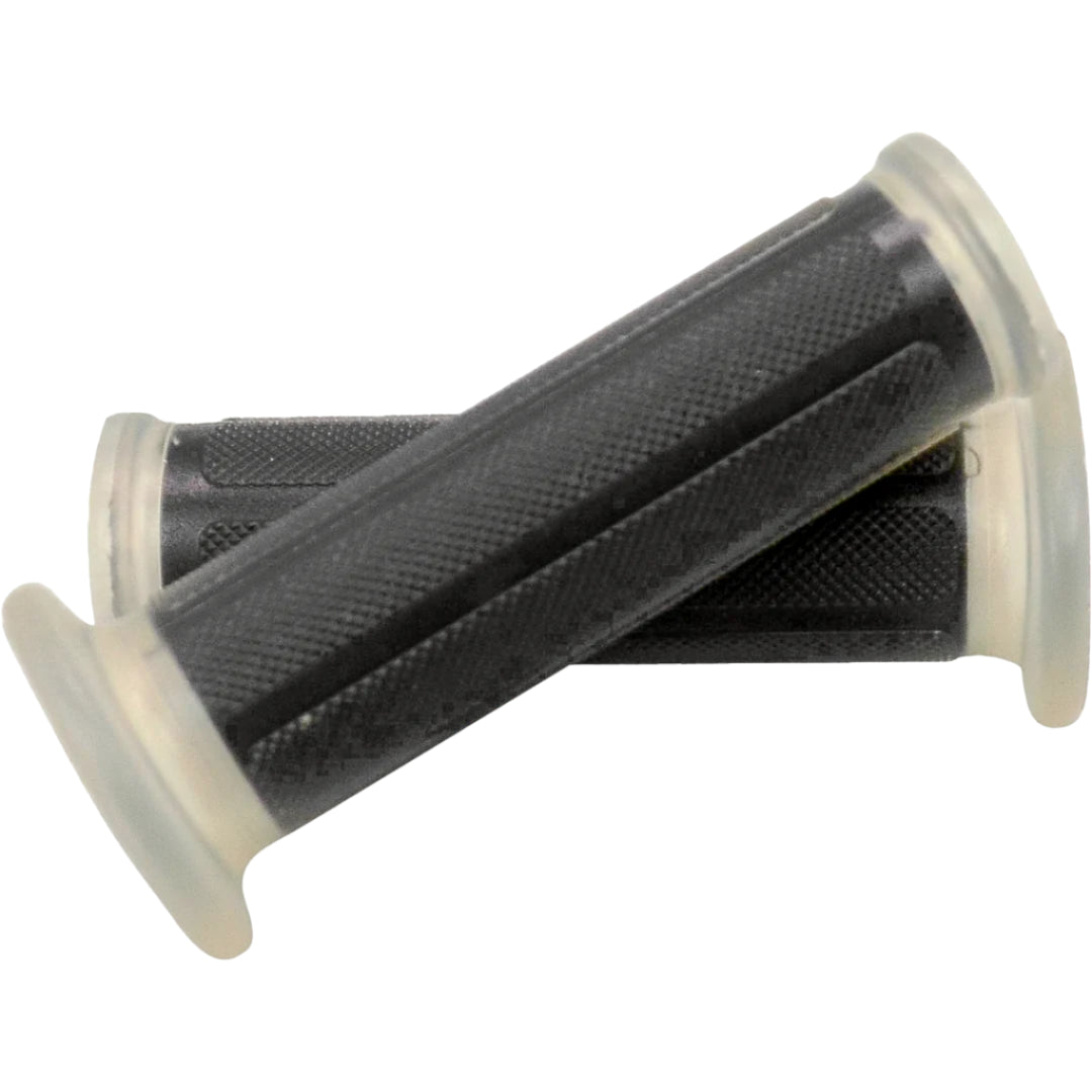 MCS RACE GRIPS OPEN END BLACK/CLEAR