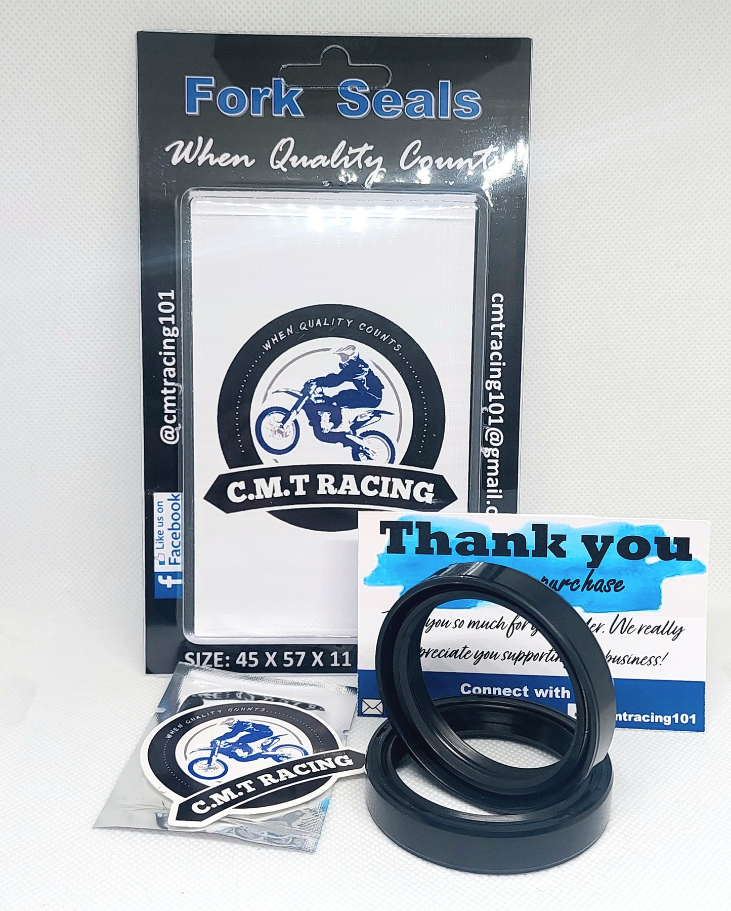 Fork Seal Honda Husqvarna Suzuki Triumph 45x57x11 Dirt Bike Fork Oil Seal Kit